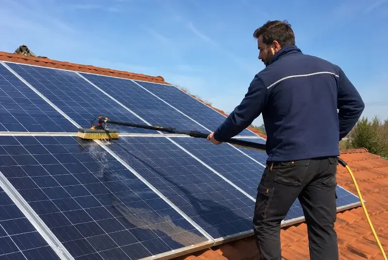 Nettoyage et entretien de panneaux solaires à Soubès